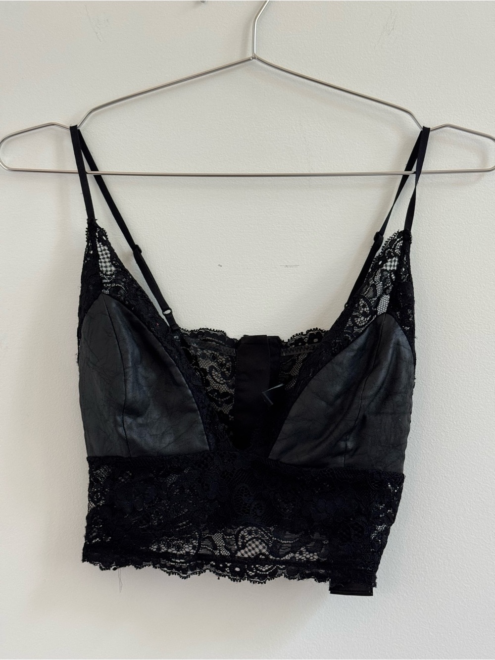 Marciano Black Lace Bralette Crop Top